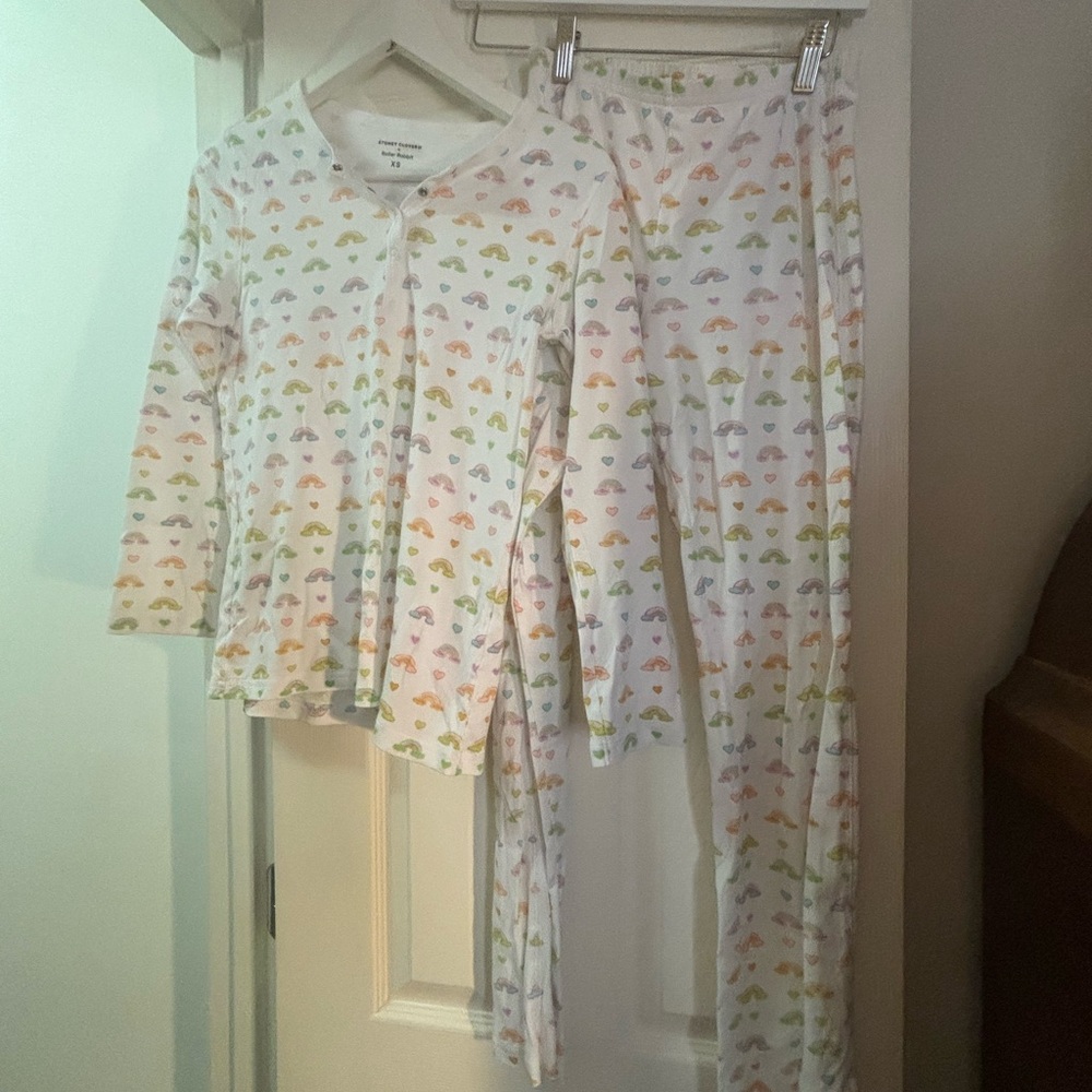 roller rabbit x stoney clover pajama set - xs